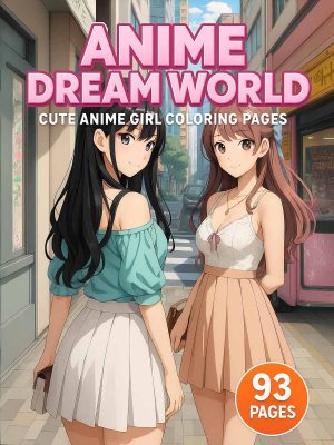 Anime Dream World – 93 Cute Anime Girl Coloring Pages