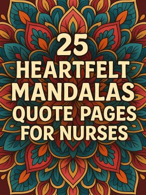 Mandalas for Nurses – 25 Heartfelt Quote Pages