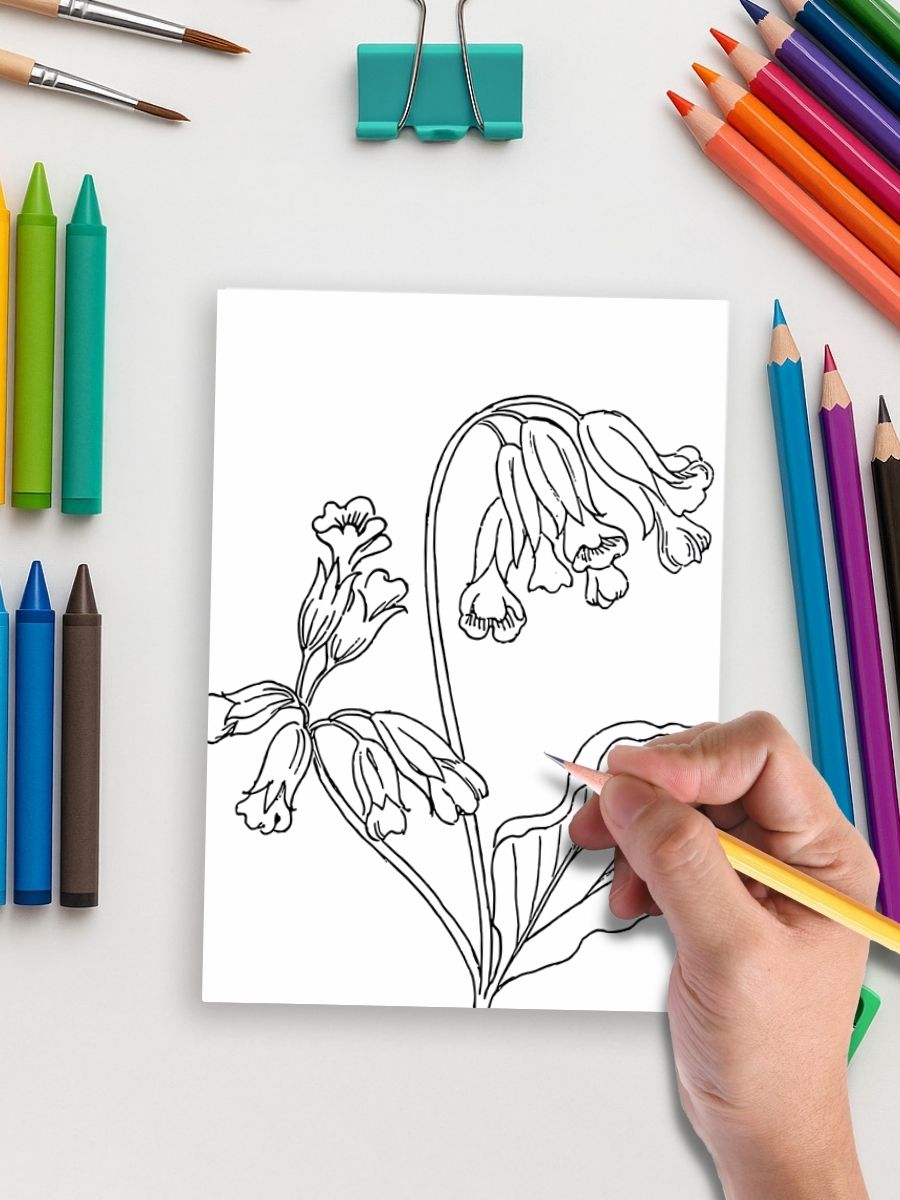 Simply Blooming – 110 Easy Flower Coloring Pages - Image 5