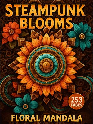 Steampunk Blooms – 253 Floral Mandala Designs